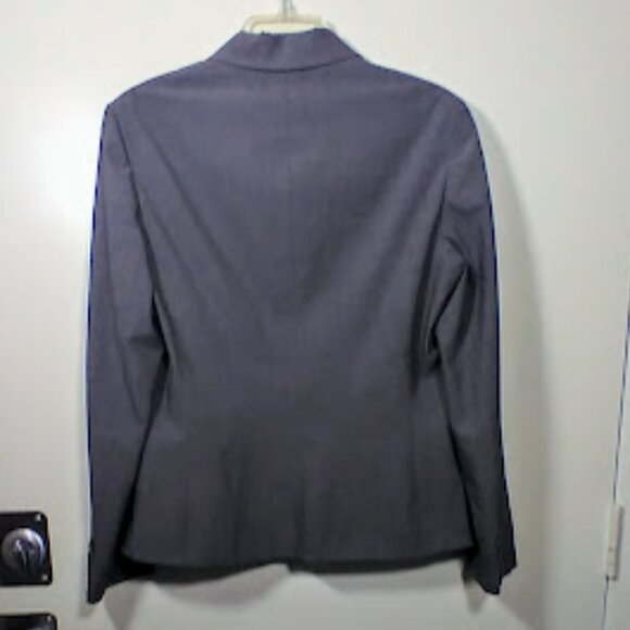 AK Anne Klein Blazer-Gray- Size: 10 - Picture 3 of 8